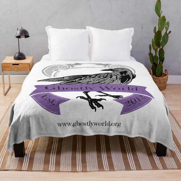 Item preview, Ghostly World Rustic Logo (Purple) Dark Text designed and sold by GhostlyWorld.
