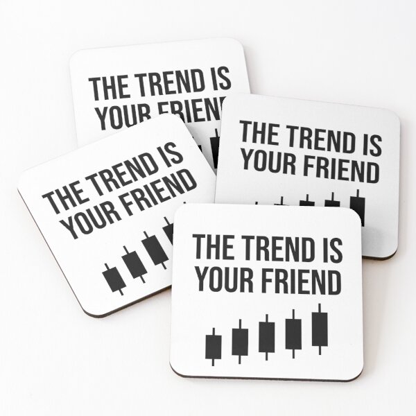 Item preview, The Trend Is Your Friend Trading T-Shirt | Candlestick Chart | Trader Gift designed and sold by FluxControl.