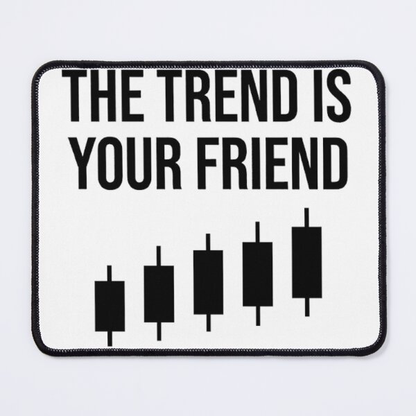 Item preview, The Trend Is Your Friend Trading T-Shirt | Candlestick Chart | Trader Gift designed and sold by FluxControl.