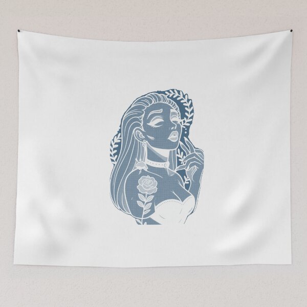 Item preview, Inverted White Lineart Spider Woman Gothic designed and sold by Ideniquo.