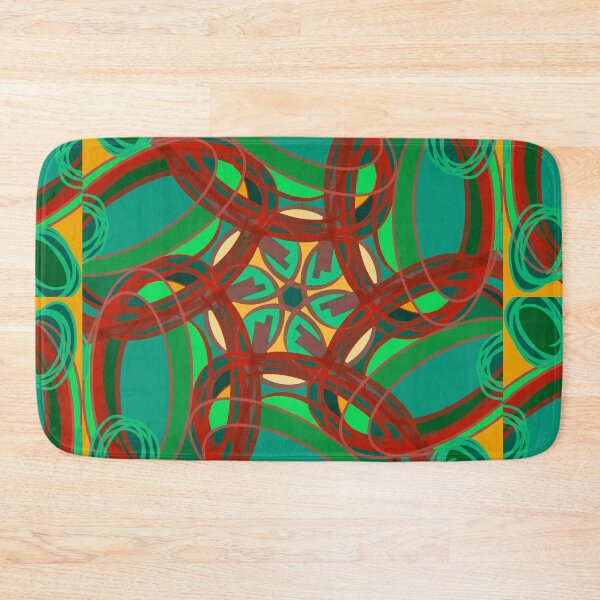 Item preview, Maroon Red Gold Abstract Digital Design designed and sold by RAHKELROYSUM.