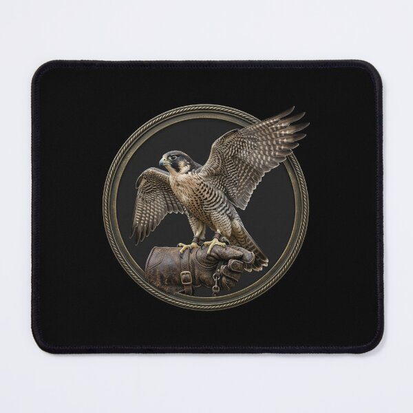 Item preview, Majestic Falconry Hunter Traditional Emblem designed and sold by DuckOddity.