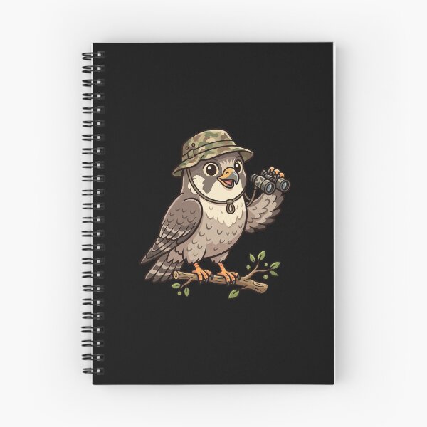 Item preview, Funny Falcon Hunter Cartoon Bird Art designed and sold by DuckOddity.