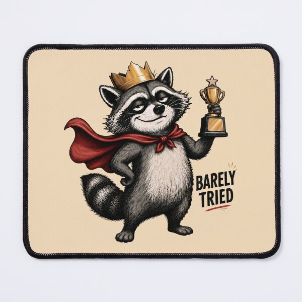 Item preview, Barely Tried Raccoon Winner designed and sold by olosra.
