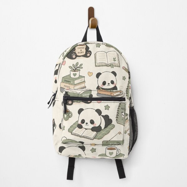 Item preview, Panda Reading Club Kawaii Pattern designed and sold by Soft Berry Studio.
