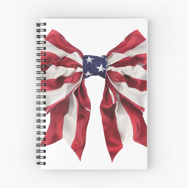 Item preview, Patriotic Satin USA Bow American Flag Aesthetic 4th of July designed and sold by NotasCreativa.