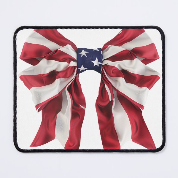 Item preview, Patriotic Satin USA Bow American Flag Aesthetic 4th of July designed and sold by NotasCreativa.