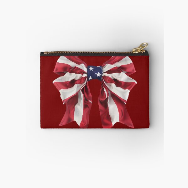 Item preview, Patriotic Satin USA Bow American Flag Aesthetic 4th of July designed and sold by NotasCreativa.