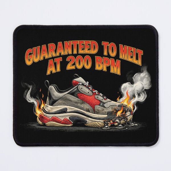 Item preview, Melted At 200 BPM Uptempo Hardcore Techno Rave designed and sold by SPAZE-Typo.