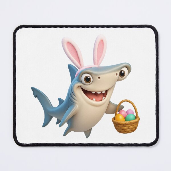Item preview, Easter Great Hammerhead Shark designed and sold by Sillytoe.