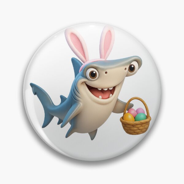 Item preview, Easter Great Hammerhead Shark designed and sold by Sillytoe.