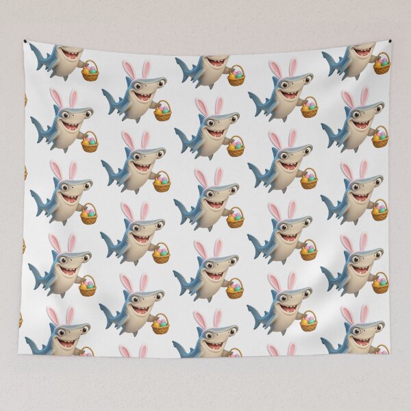 Item preview, Easter Great Hammerhead Shark designed and sold by Sillytoe.