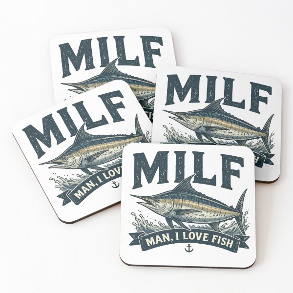 Item preview, MILF – Man I Love Fish designed and sold by LuloCreative.