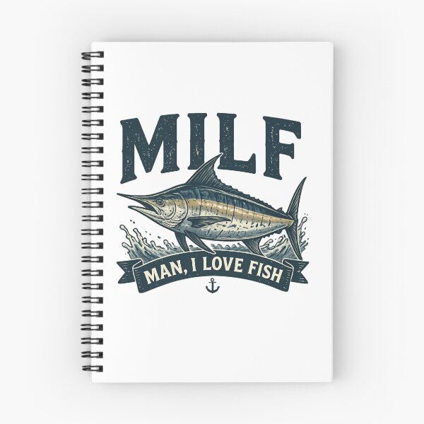 Item preview, MILF – Man I Love Fish designed and sold by LuloCreative.