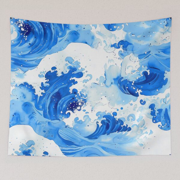 Item preview, Japanese-Style Fantasy Fairytale Ocean Waves With Foam designed and sold by DEC02.