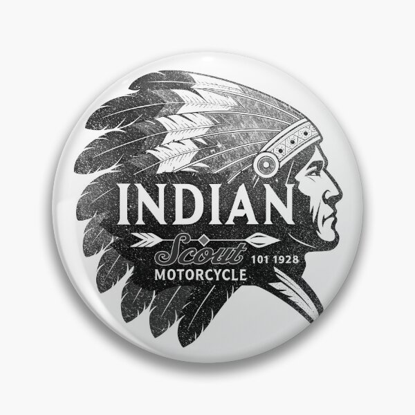 Item preview, 1928 Indian Scout 101 Motorcycle Classic Vintage Headdress Design designed and sold by EdGraphy.