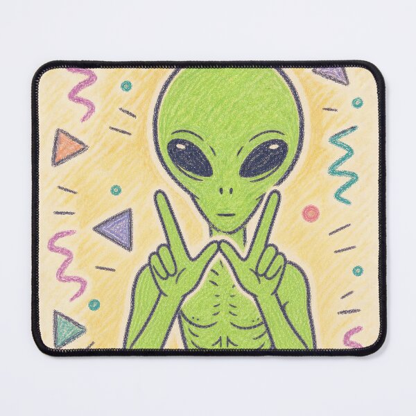 Item preview, Whatever Alien – Retro 90s Sarcastic Green Alien Meme designed and sold by anabellstar design co.