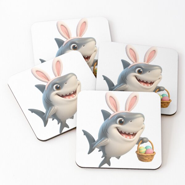 Item preview, Easter Great White Shark designed and sold by Sillytoe.