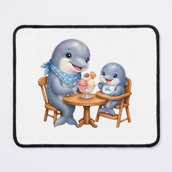 Item preview, Dolphin Ice Cream Date designed and sold by Passionread.