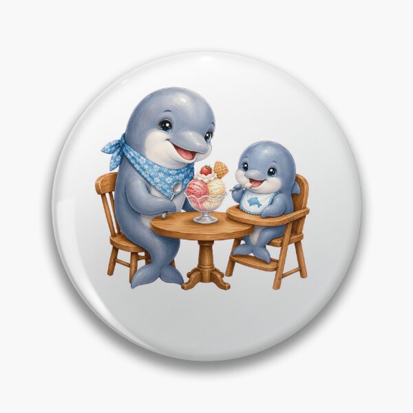 Item preview, Dolphin Ice Cream Date designed and sold by Passionread.