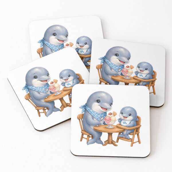 Item preview, Dolphin Ice Cream Date designed and sold by Passionread.