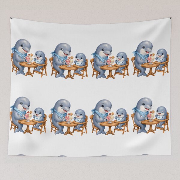 Item preview, Dolphin Ice Cream Date designed and sold by Passionread.