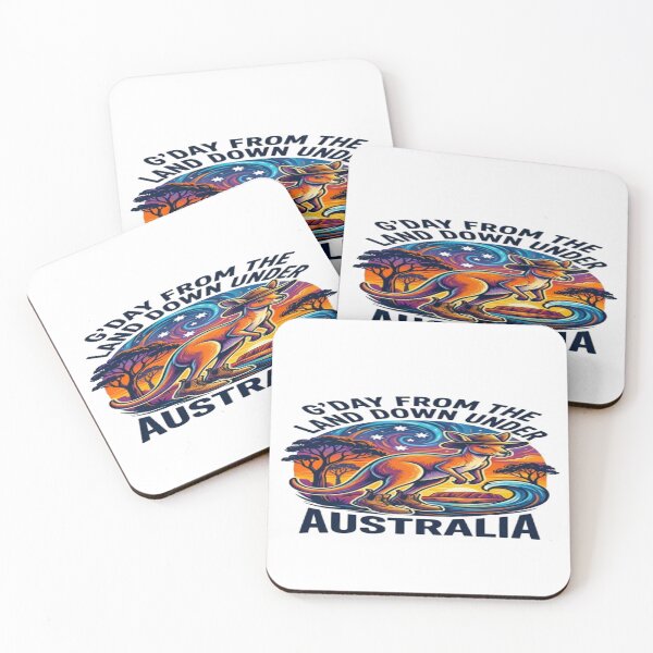 Item preview, G'Day From The Land Down Under - Aussie Kangaroo designed and sold by MAJCO-ART.