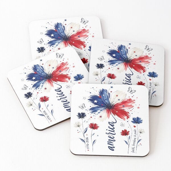 Item preview, Patriotic Floral America designed and sold by LiveLearnCreate.