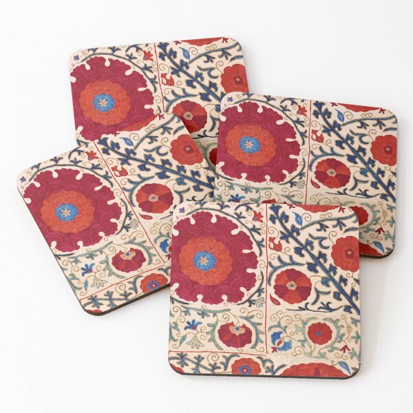 Item preview, Bokhara Suzani Uzbekistan Floral Pattern  designed and sold by Vicky Brago-Mitchell®.
