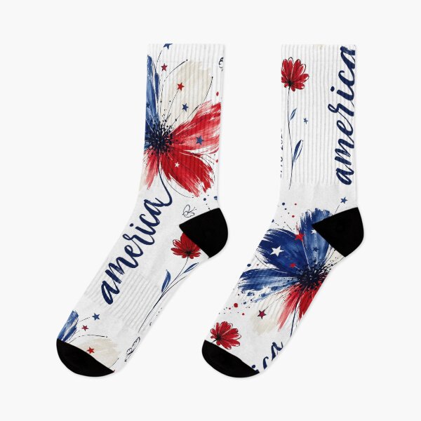 Item preview, Patriotic Floral America designed and sold by LiveLearnCreate.