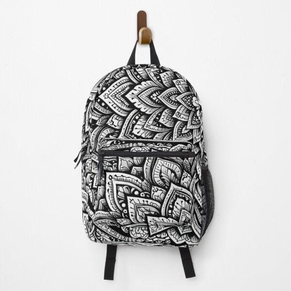 Item preview, Monochrome Geometric Mandala Pattern designed and sold by Owcomm.