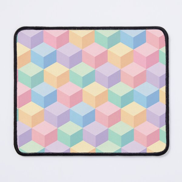Item preview, Pastel Isometric Cube Pattern designed and sold by Owcomm.