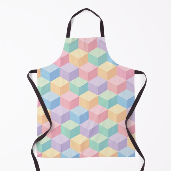 Item preview, Pastel Isometric Cube Pattern designed and sold by Owcomm.