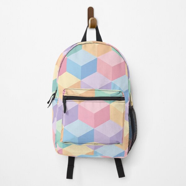 Item preview, Pastel Isometric Cube Pattern designed and sold by Owcomm.