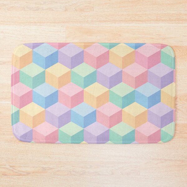 Item preview, Pastel Isometric Cube Pattern designed and sold by Owcomm.