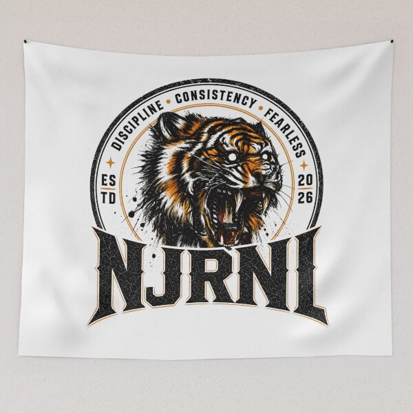 Item preview, NJRNL Tiger Discipline Fearless designed and sold by NJRNL Apparel .
