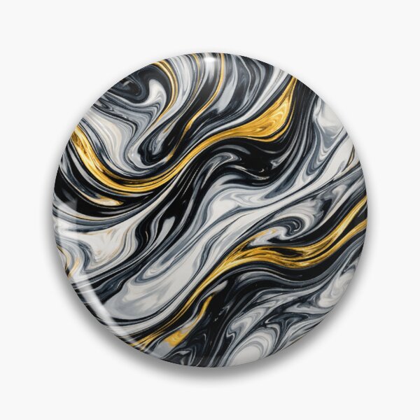 Item preview, Liquid Gold and Monochrome Marble Swirl designed and sold by Owcomm.