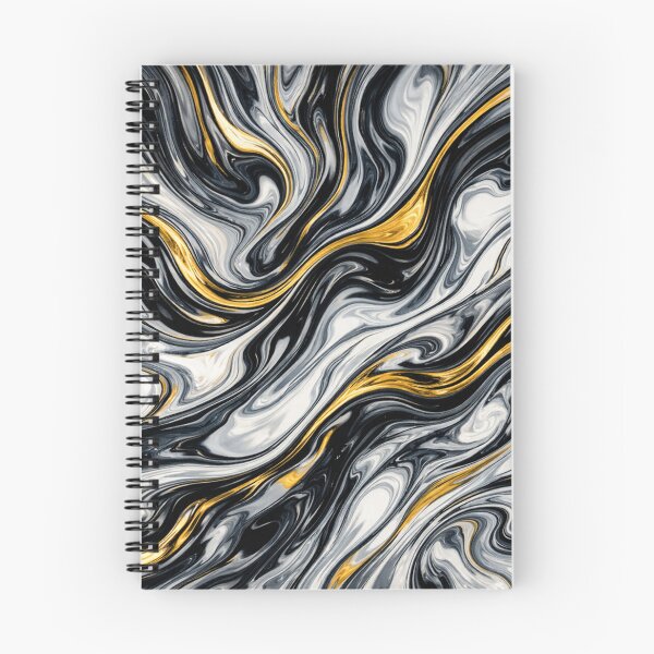 Item preview, Liquid Gold and Monochrome Marble Swirl designed and sold by Owcomm.