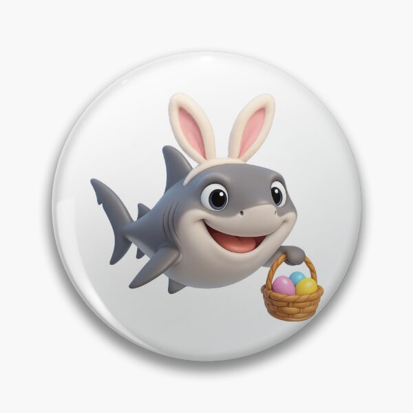 Item preview, Easter Grey Reef Shark designed and sold by Sillytoe.