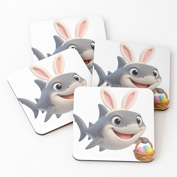Item preview, Easter Grey Reef Shark designed and sold by Sillytoe.