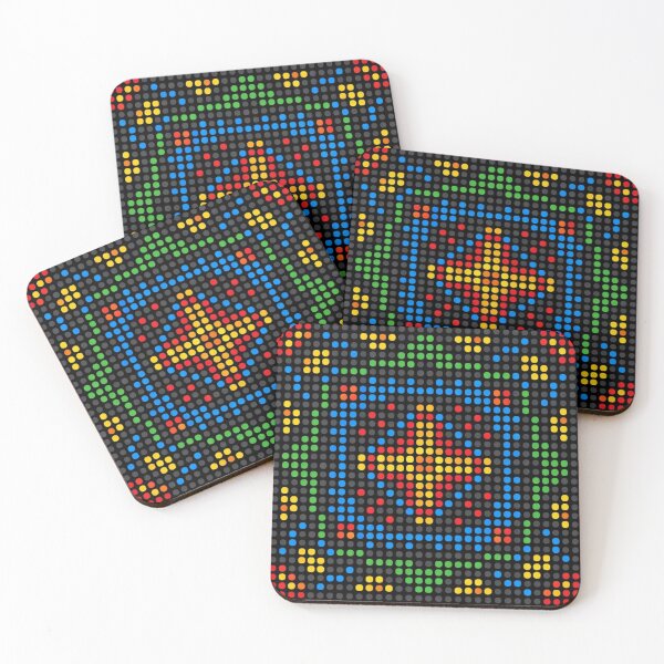 Item preview, Vibrant Pixel Mosaic Pattern designed and sold by Owcomm.