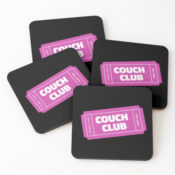Item preview, Couch Club Ticket - Movie Lover Pink designed and sold by Hello Bee Bee.