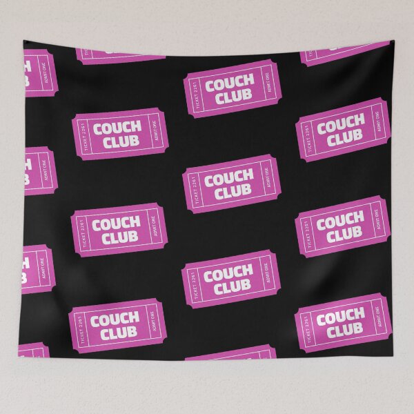 Item preview, Couch Club Ticket - Movie Lover Pink designed and sold by Hello Bee Bee.