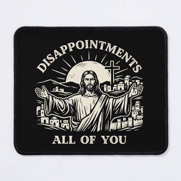Item preview, Disappointments All Of You Sarcastic Jesus Vintage Religious Parody designed and sold by rediscoveredapp.