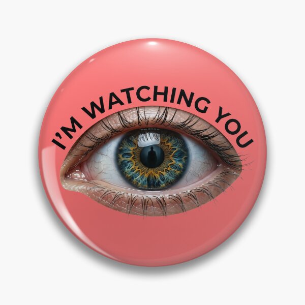 Item preview, Im Watching You Surreal Eye Silhouette Gothic Art designed and sold by Utopian-Magic.