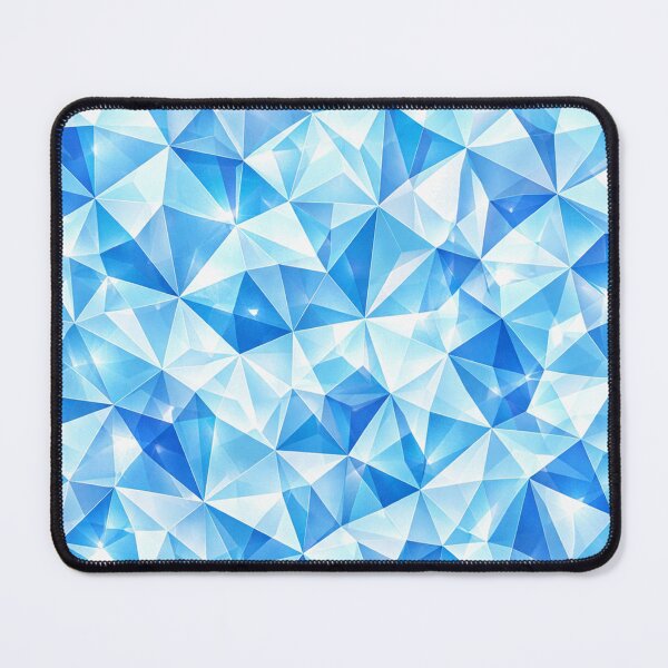 Item preview, Crystal Blue Geometric Pattern designed and sold by Owcomm.