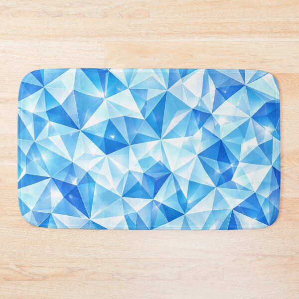 Item preview, Crystal Blue Geometric Pattern designed and sold by Owcomm.