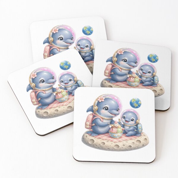 Item preview, Cute Dolphin Moon Picnic Design designed and sold by Passionread.