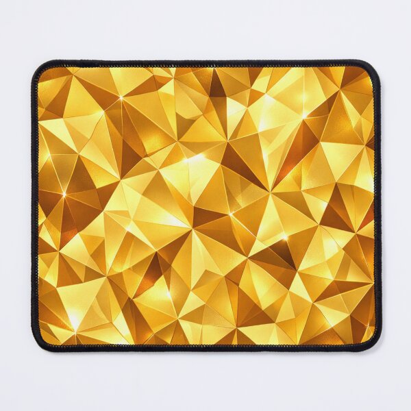 Item preview, Golden Geometric Facets designed and sold by Owcomm.