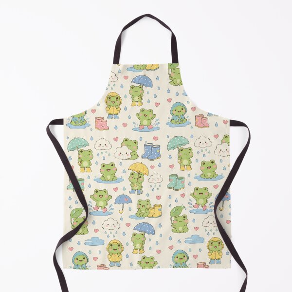 Item preview, Frog Rain Boots Kawaii Pattern designed and sold by Soft Berry Studio.
